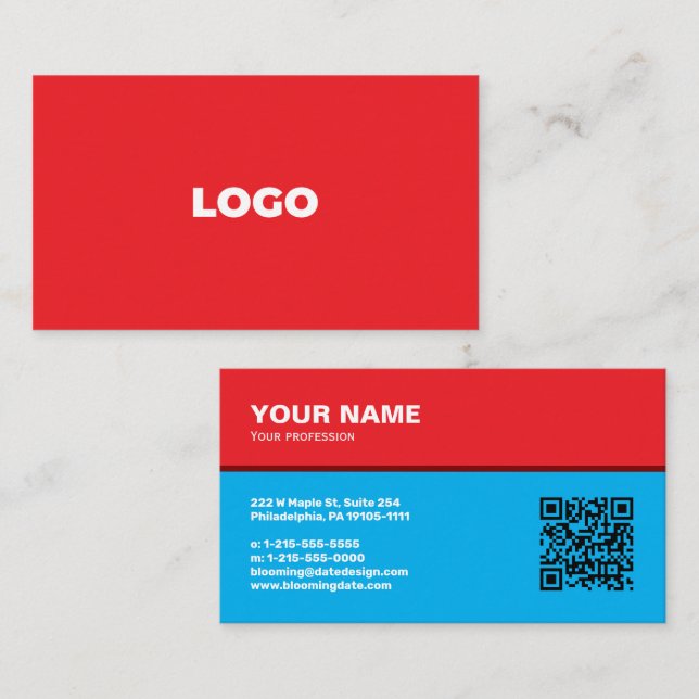 Professional Business Card for Entrepreneur Visitenkarte (Vorne/Hinten)