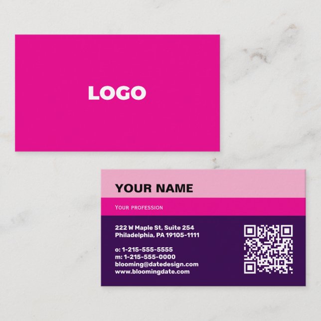 Professional Business Card for Entrepreneur Visitenkarte (Vorne/Hinten)