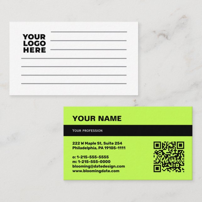 Professional Business Card for Entrepreneur Visitenkarte (Vorne/Hinten)