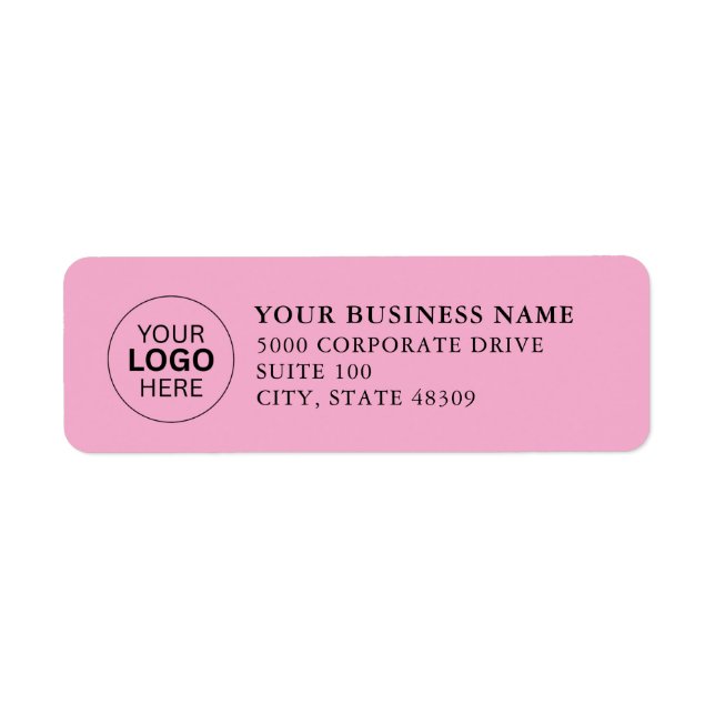  Professional Business Logo  Return Address Label (Vorne)