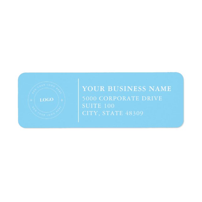 Professional Business Logo  Return Address Label (Vorne)