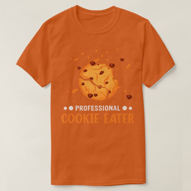 Professional Cookie Eater Baking Team Gingerbread  T-Shirt (Design vorne)