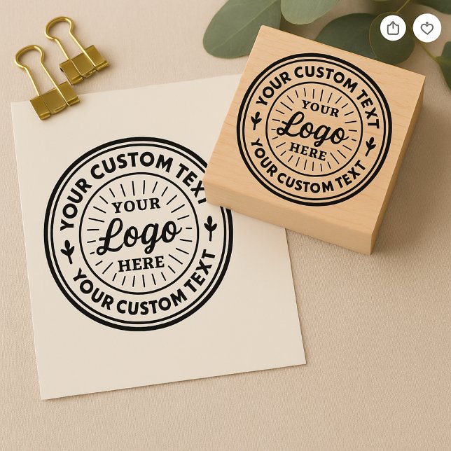 Professional Custom Logo Stamp for Business Gummistempel (Von Creator hochgeladen)