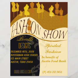 Professional Design Fashion Runway Show Einladung Flyer