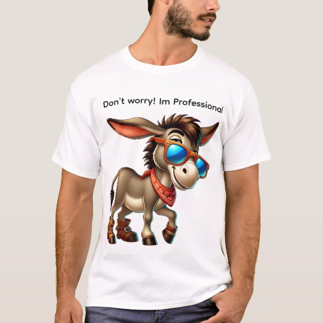 Professional donkey T-Shirt (Vorderseite)