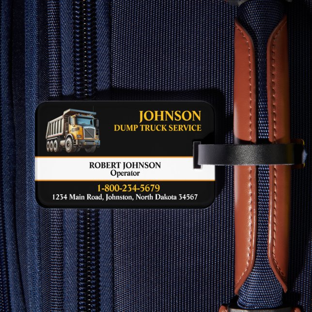 Professional Dump Truck Service Gepäckanhänger (Rückseite Insitu 2)