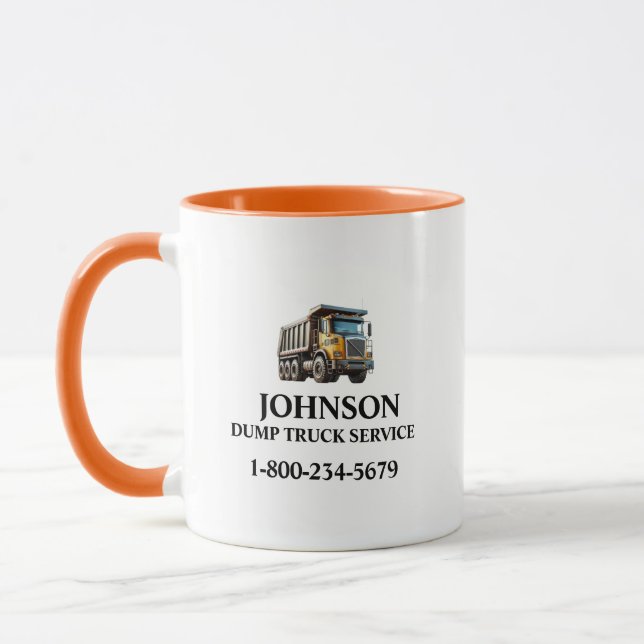 Professional Dump Truck Service Tasse (Links)