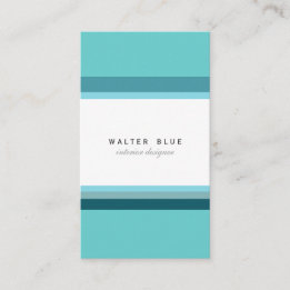 Professional einfacher Blue corporate elegant Visitenkarte