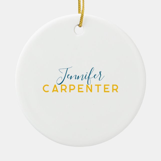 Professional elegant modern minimalist plain keramik ornament (Vorne)