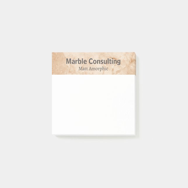 Professional Geologic Consulting Marble Post-it Klebezettel (Vorderseite)