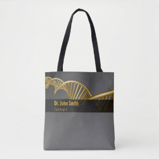 Professional Gold Luxury DNA Strand Medical Tasche