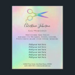 Professional Hairstyist Flyer<br><div class="desc">Friseurin-Flyer</div>
