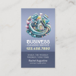 Professional House Cleaning Service Housekeeping Visitenkarte