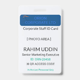 Professional Identification Workplace Badge | Corp Ausweis
