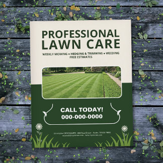 Professional Lawn Care Flyer