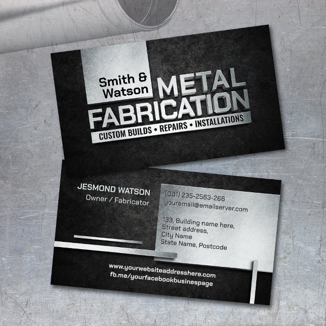 Professional Metal Works  - Metal Fabrication Visitenkarte (Von Creator hochgeladen)