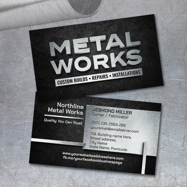 Professional Metal Works  - Metal Fabrication Visitenkarte (Von Creator hochgeladen)
