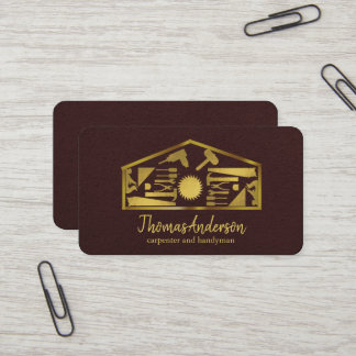 Professional Modern Home Repair Handyman Visitenkarte