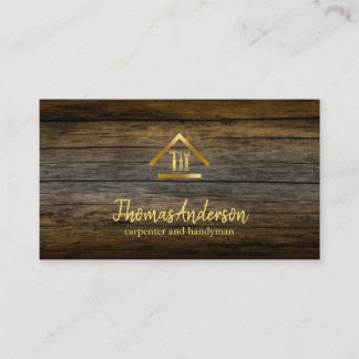 Professional Modern Home Repair Handyman Visitenkarte