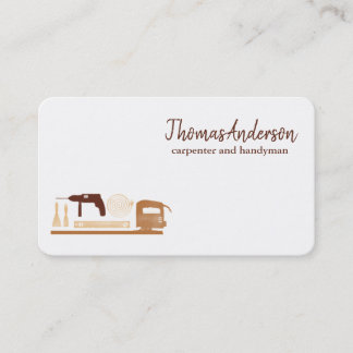 Professional Modern Home Repair Handyman Visitenkarte