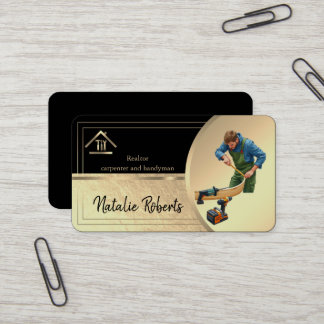 Professional Modern Home Repair Handyman Visitenkarte