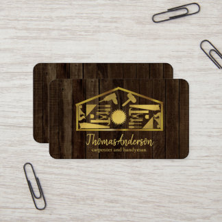 Professional Modern Home Repair Handyman Visitenkarte