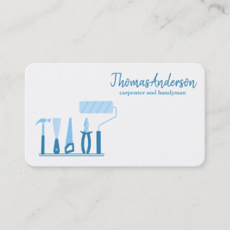 Professional Modern Home Repair Handyman Visitenkarte