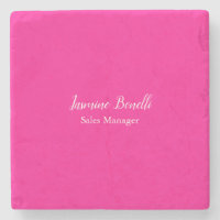 Professional Modern Minimalist Deep Pink