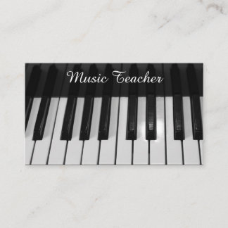 Professional Music Teacher Visitenkarte