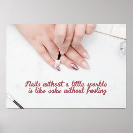 Professional Nail Care Wall Art Poster