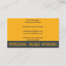 Professional Painter Geschäft Card Visitenkarte