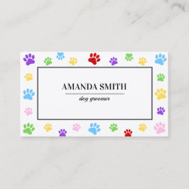 Professional Pet Grooming & Animal Care Visitenkarte