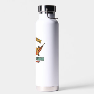 Professional Procrastinator Faultier Retro T-Shirt Trinkflasche
