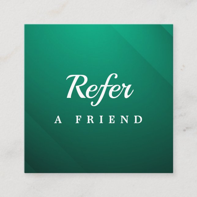 Professional Salon & Spa Referral Card | Editable  Rabattkarte (Vorderseite)