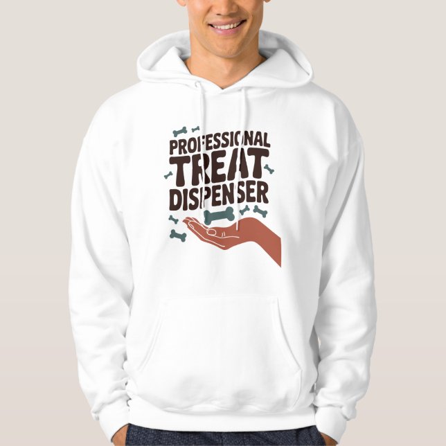 Professional Treat Dispenser - Dog Parent Fun Hoodie (Vorderseite)