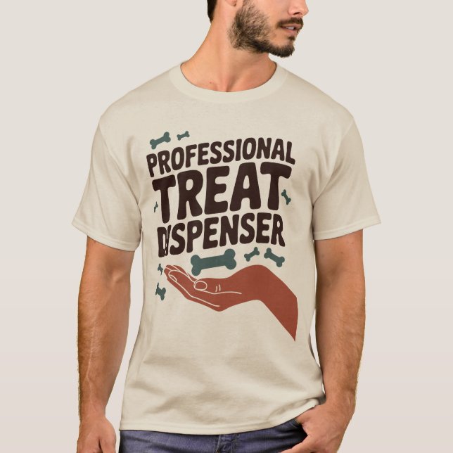 Professional Treat Dispenser - Dog Parent Fun T-Shirt (Vorderseite)