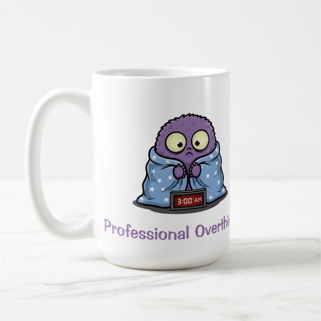 Professionaler Überdenker-Monster-Spaß Kaffeetasse (Links)