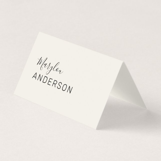 Professioneel - UNISEX Visitenkarten (Vorderseite)