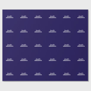 Professionell elegant modern minimalist dunkelblau geschenkpapier