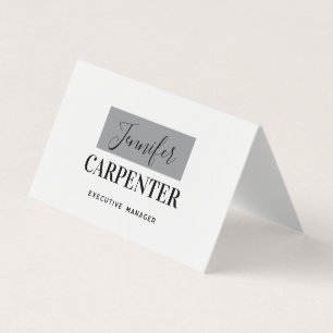 Professionell elegant modern minimalist einfache S Visitenkarten