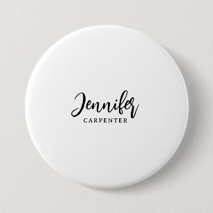 Professionell elegant modern minimalist Namen hinz Button