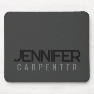 Professionell elegant modern minimalist Namen hinz Mousepad