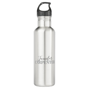 Professionell, elegant, modern, minimalist, schlic edelstahlflasche