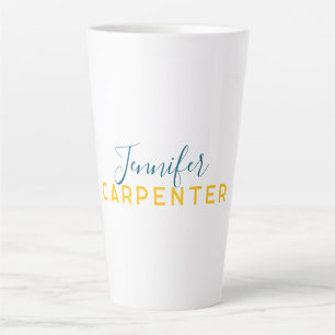 Professionell elegant modern minimalist schlicht milchtasse