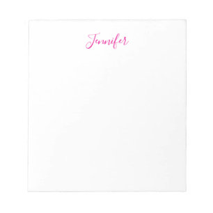 Professionell elegant modern minimalist schlicht N Notizblock