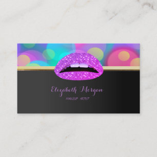 Professionell Elegant Stylisch Chic, Lippen Visitenkarte