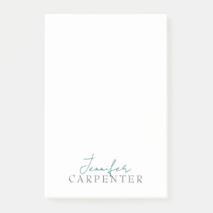 Professionell elegante moderne minimalist schlicht post-it klebezettel