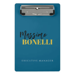 Professionell elegante moderne minimalistische Ebe Mini Klemmbrett