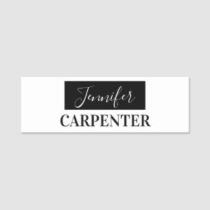 Professionell elegante moderne minimalistische ein namensschild