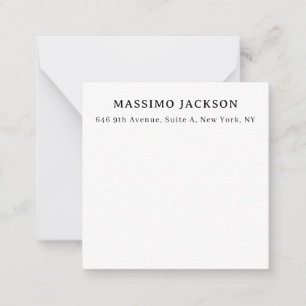 Professionell elegante moderne minimalistische Füg Mitteilungskarte